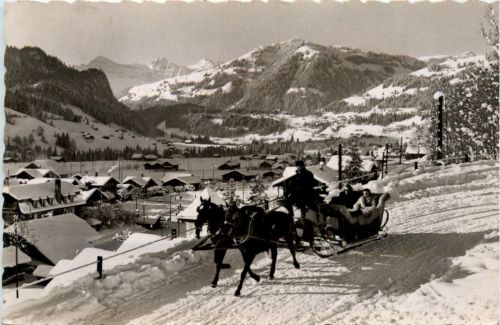 Gstaad - Pferdeschlitten