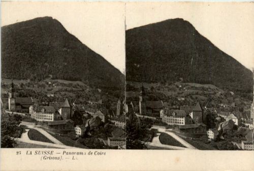 Panorama de Coire Grisons - Stereo