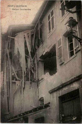 Pont a Mousson -- Maisons bombardees