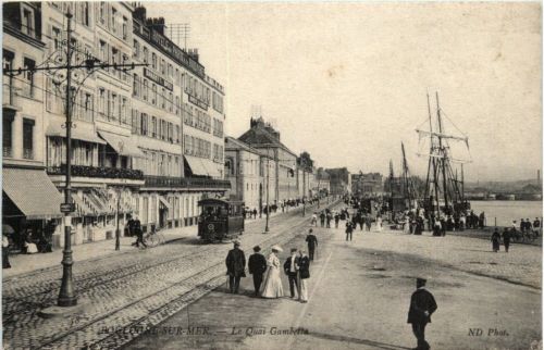 Boulogne sur Mer - Le Quai Gambetta