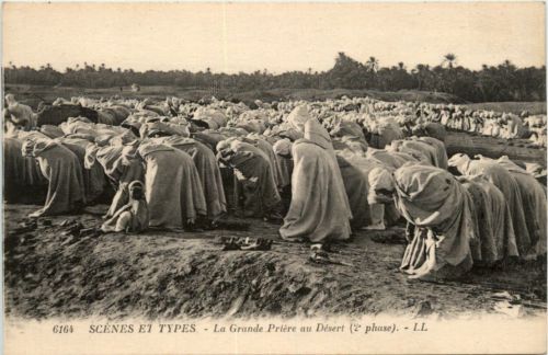 Scenes et Types - La Grande Priere au Desert