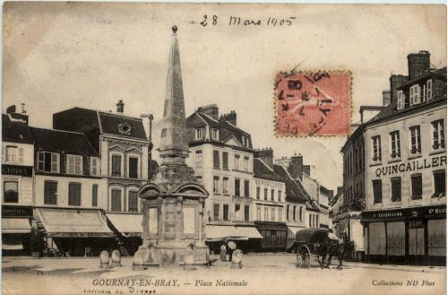 Gournay en Bray - Place Nationale