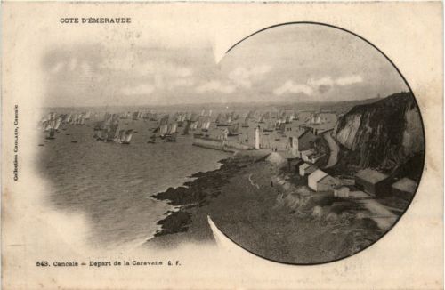 Cancale - Depart de la Caravans
