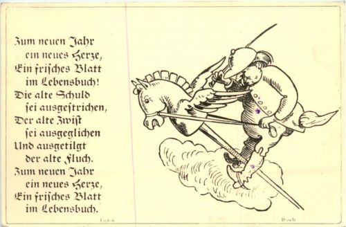 Neujahr - Wilhelm Busch