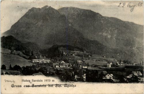 Gruss aus Sarstein bei Skt. Agatha