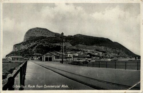 Gibraltar - Rock from Commercial Mole