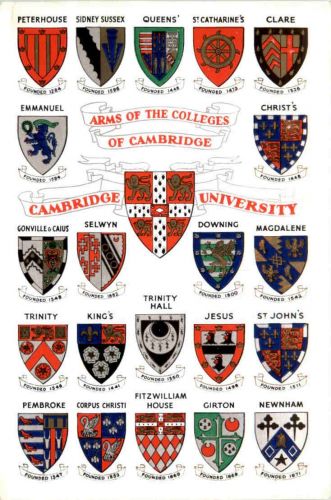 Arms of the Colleges of Cambridge