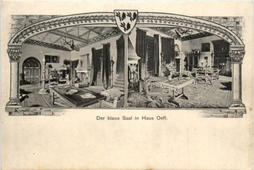 Der blaue Saal im Haus Oeft