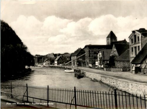 Plau am Plauer See - Partie an der Eide