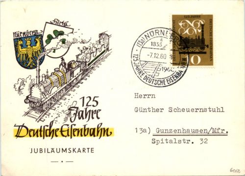 Nürnberg - Fürth - 125 Jahre Deutsche Eisenbahn