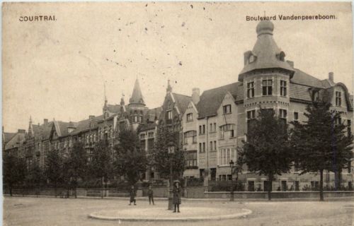 Courtrai - Boulevard Vandenpeereboom - Feldpost 6. Gardekorps