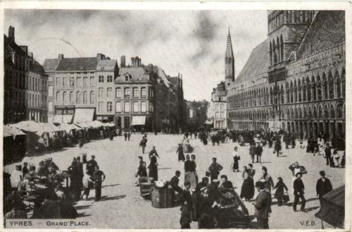 Ypres - Grand Place - Feldpost Marine Korps