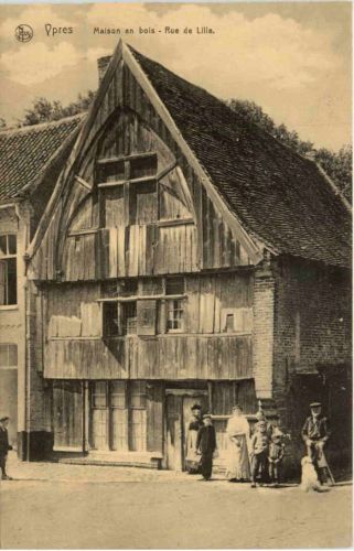 Ypres - Maison en bois - Rue de Lille
