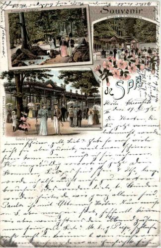 Souvenir de Spa - Litho