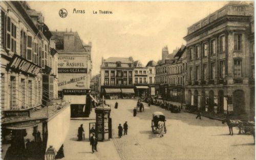 Arras - Le Theatre - Feldpost Festungs-Proviantamt Antwerpen