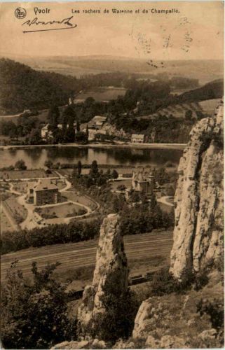 Yvoir - Les rochers de Warenne - Feldpost