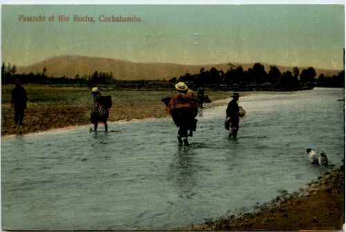 Pasando el Rio Rocha Cochabamba - Bolivia
