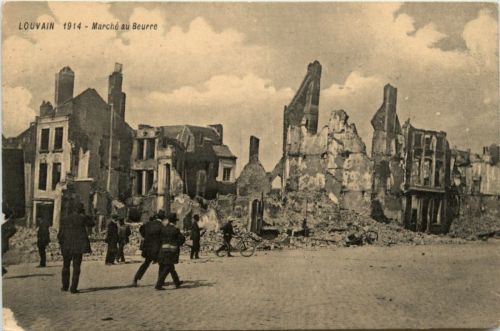 Louvain 1914 - Marche au Beurre