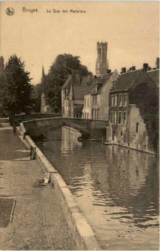 Bruges - Le Quai des Marbriers