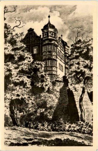 Bernburg - Saale - Die Leuchte am Schloss