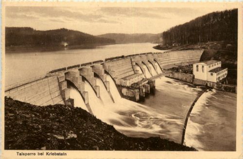Talsperre bei Kriebstein bei Waldheim