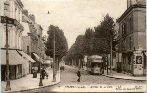 Charleville - Avenue de la Gare - Feldpost 23. Reserve Division