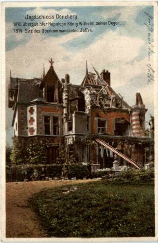 Jagdschloss Donchery - Feldpost Bayr. Landw. Inf. Rgt