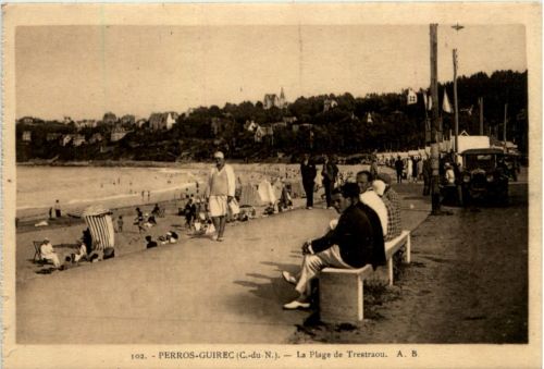 Perros-Guirec - La Plage de Trestraou