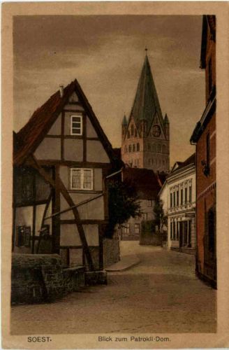 Soest - Blick zum Patrokli Dom