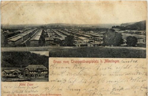 Gruss vom Truppenübungsplatz bei Münsingen