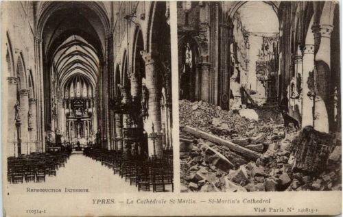 Ypres - La Cathedrale St. Martin
