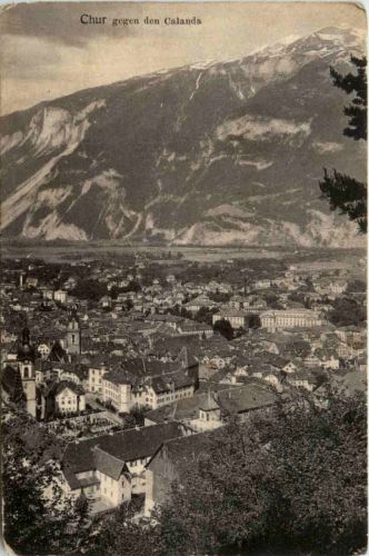 Chur gegen den Calanda
