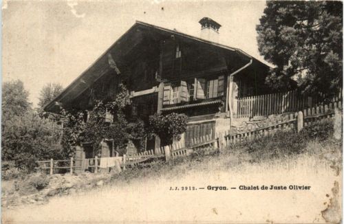 Gryon - Chalet de Juste Olivier