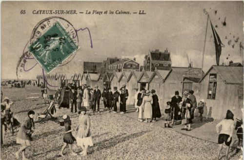 Cayeux sur Mer - La Plage et les Cabines