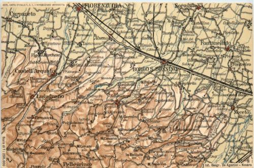 Borgo S Donnino - Map