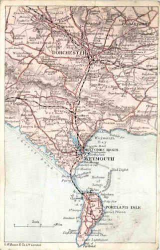 Dorchester - Weymouth - Map