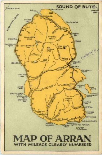 Map of Arran