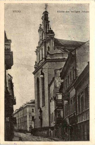 Wilna - Kirche des heiligen Johannes - Feldpost