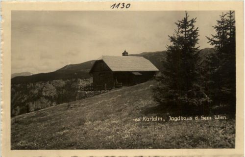 Karlalm, Jagdhaus d.Gem. Wien