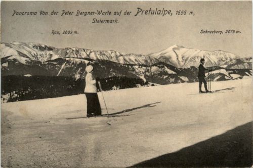 Panorama von der Peter-Bergner-Warte auf der Pretulalpe