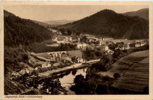 Ziegenrück, Blick v. Schlossberg