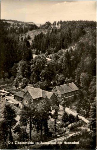 Die Ziegenmühle im Zeitzgrund bei Hermsdorf