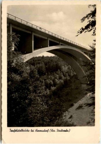 Teufelstalbrücke bei Hermsdorf