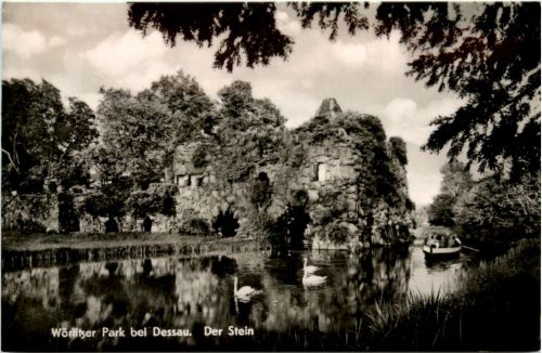 Wörlitzer Park, der Stein
