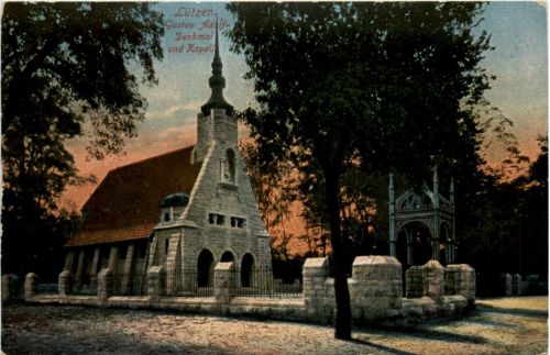 Lützen, Gustav-Adolf-denkmal und Kapelle