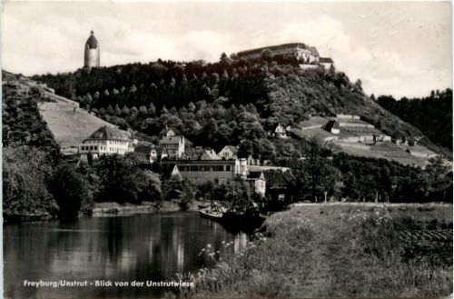 Freyburg/Unstrut, Blick von der Unstrutwiese