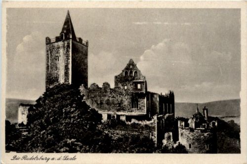 Bad Kösen, die Rudelsburg
