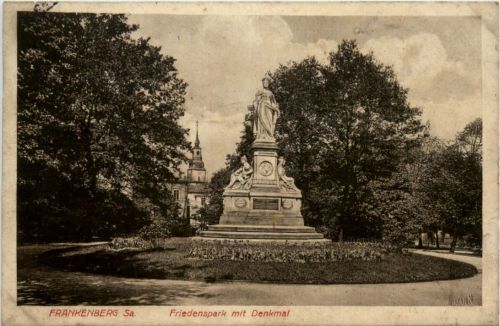 Frankenberg Sa., Friedenspark mit Denkmal