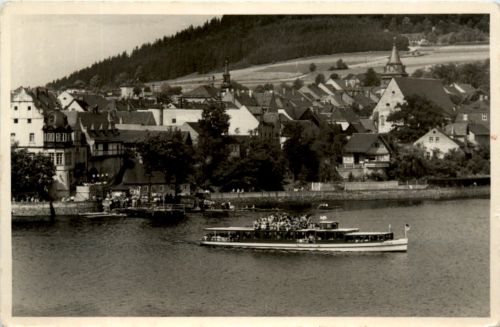 Saalburg, Am Stausee