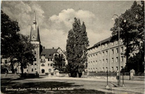 Bernburg, SVA-Kuranstalt mit Kinderheim